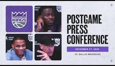 Keon Ellis, Russell Westbrook & Coach Christie | Postgame Interviews 12.27.25