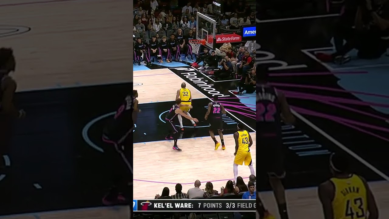 Andrew Nembhard Feeds Jay Huff Inside for Slam 💥