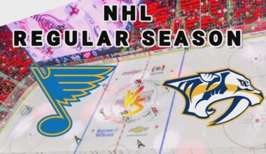 St. Louis Blues vs Nashville Predators | 2025 NHL Regular Season Live Score