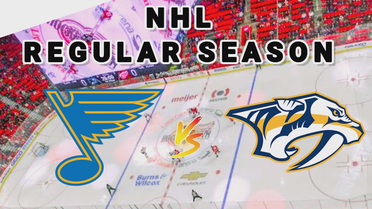 St. Louis Blues vs Nashville Predators | 2025 NHL Regular Season Live Score