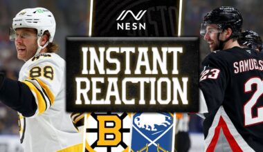 INSTANT REACTION: Bruins Lose 4-1 to Sabres