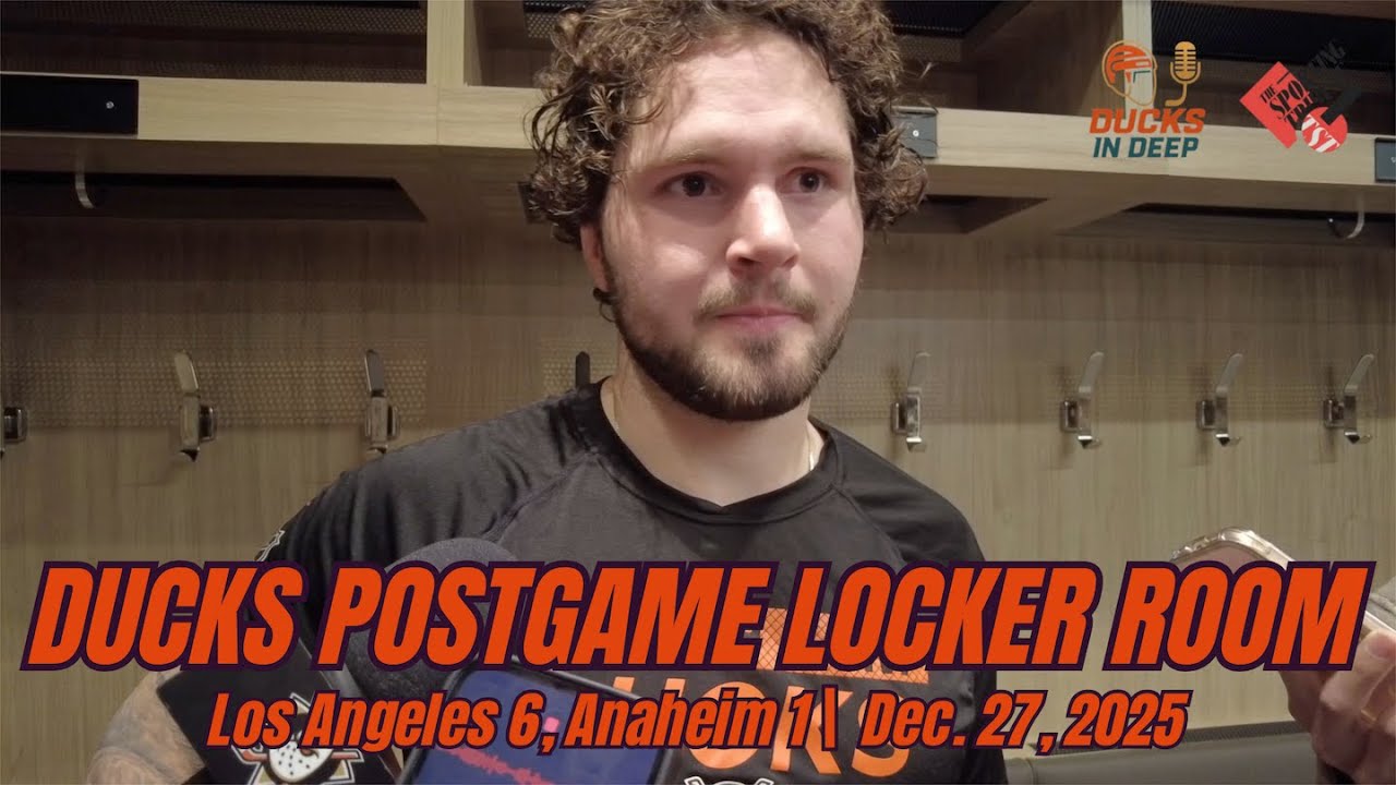Mason McTavish: "This isn't good enough." | Ducks Postgame Reaction on 6-1 loss to Kings