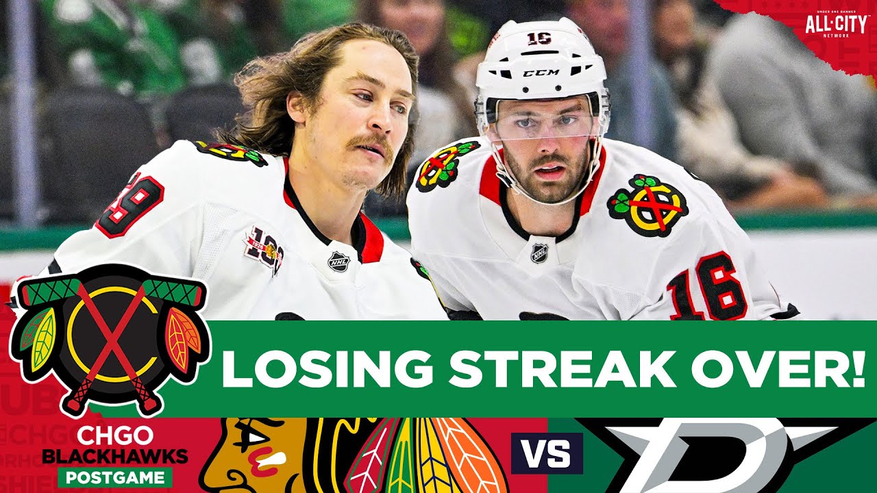 BLACKHAWKS POSTGAME: Blackhawks SHOCK Stars! Tyler Bertuzzi Scores Twice in Upset Win vs Dallas
