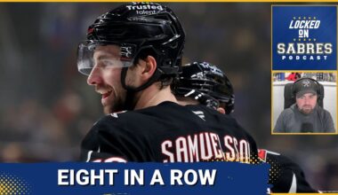 Mattias Samuelsson dominant season continues in Buffalo Sabres eighth straight win over Bruins