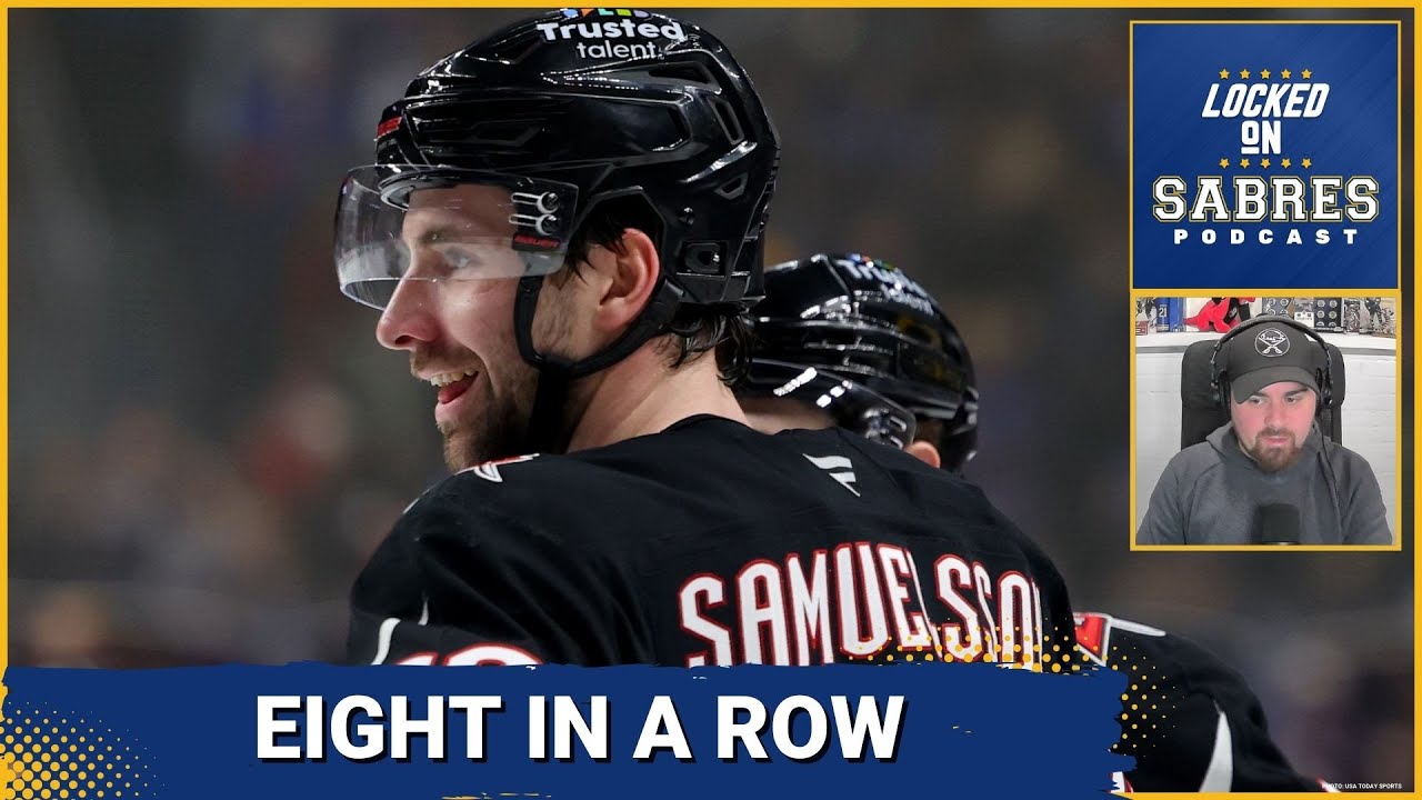 Mattias Samuelsson dominant season continues in Buffalo Sabres eighth straight win over Bruins
