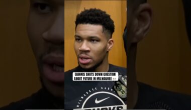 Giannis asked about his future with the Bucks 🗣️