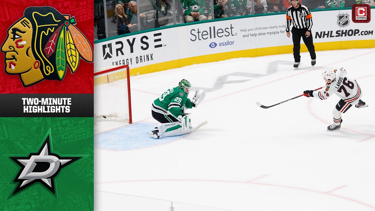 SHOOTOUT WINNER: Chicago Blackhawks vs. Dallas Starts (12/27/25) | Game Highlights | CHSN Blackhawks