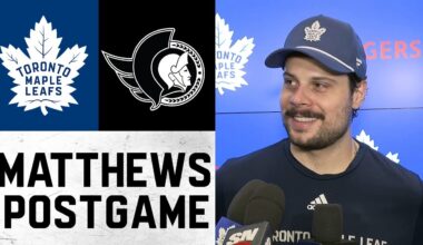 Auston Matthews | Post Game vs Ottawa Senators | December 27, 2025
