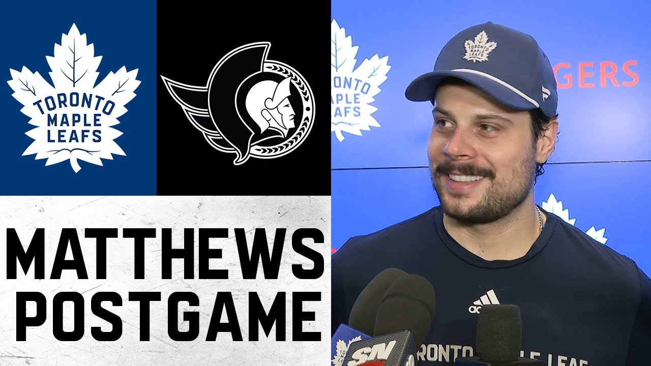 Auston Matthews | Post Game vs Ottawa Senators | December 27, 2025