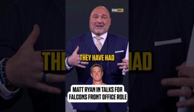 Jay Glazer reports Matt Ryan in talks for Falcons front office role 💥 #Falcons #NFL