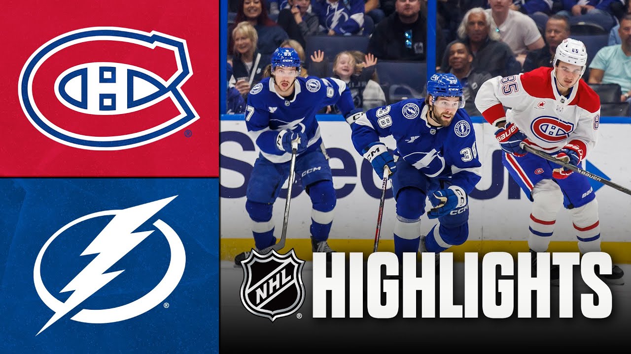 Canadiens vs. Lightning | NHL Highlights | December 28, 2025