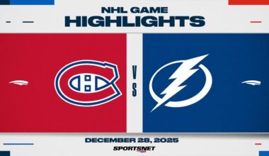 NHL Highlights | Canadiens vs. Lightning - December 28, 2025