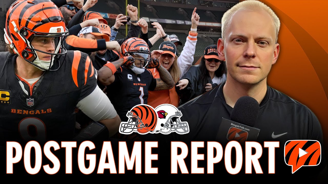 Postgame Report: Joe Burrow, Ja’Marr Chase Power Bengals’ 37-14 Win Over Cardinals