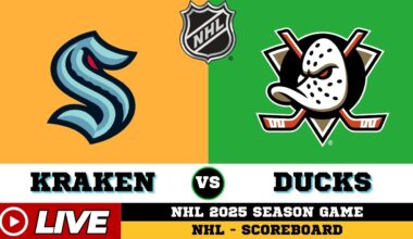 Seattle Kraken Vs Anaheim Ducks | NHL 2025 | NHL Live SCOREBOARD | Dec 23 2025