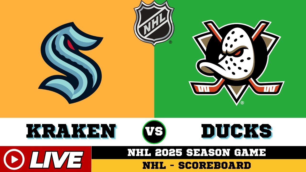 Seattle Kraken Vs Anaheim Ducks | NHL 2025 | NHL Live SCOREBOARD | Dec 23 2025
