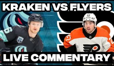 Philadelphia Flyers Vs Seattle Kraken LIVE COMMENTARY! | 2025-26 NHL Season