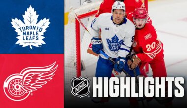 Maple Leafs vs. Red Wings | NHL Highlights | December 28, 2025