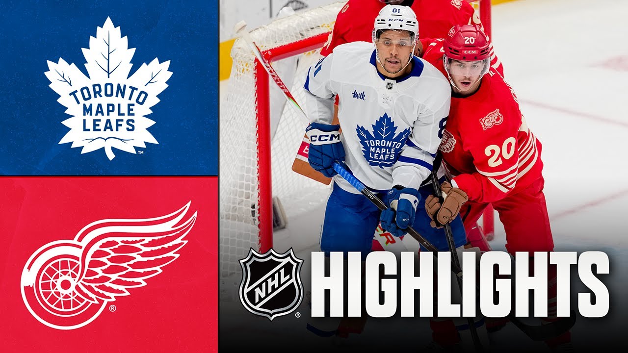 Maple Leafs vs. Red Wings | NHL Highlights | December 28, 2025