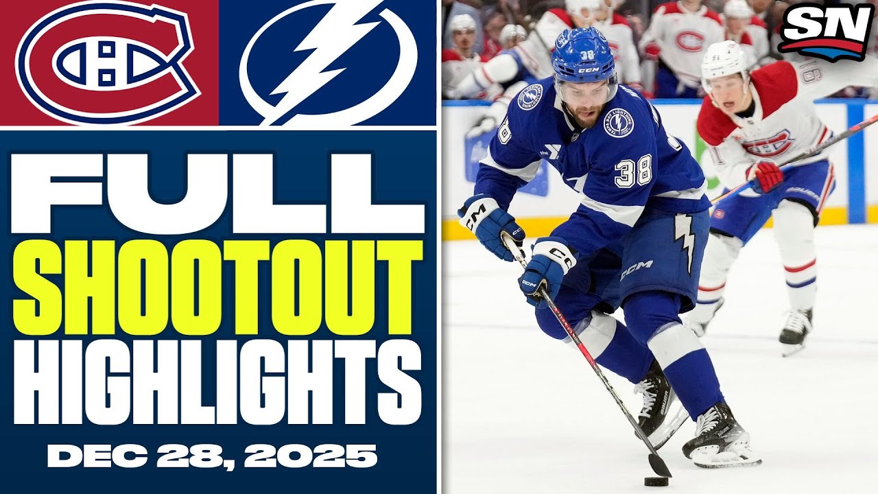 Montreal Canadiens vs. Tampa Bay Lightning | FULL Shootout Highlights - December 28, 2025.