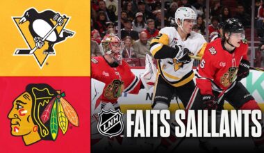 Penguins vs Blackhawks 28/12/25 | Faits saillants