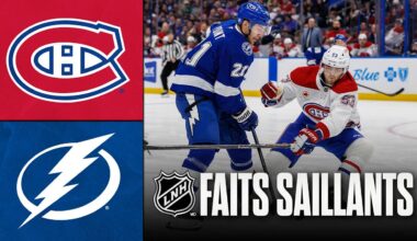 Canadiens vs Lightning 28/12/25 | Faits saillants