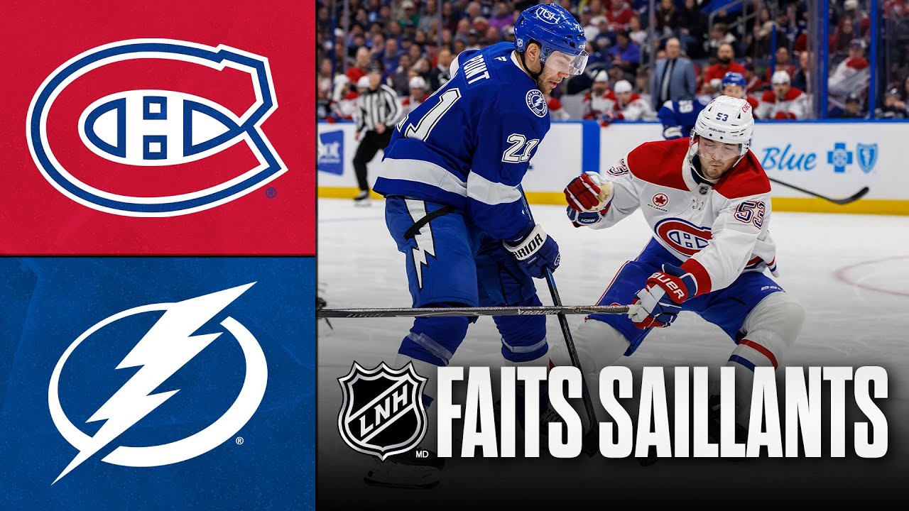 Canadiens vs Lightning 28/12/25 | Faits saillants