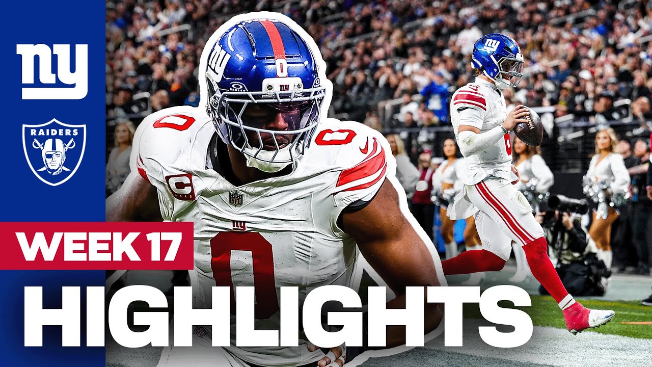 Highlights: Giants vs. Raiders | Week 17 | New York Giants