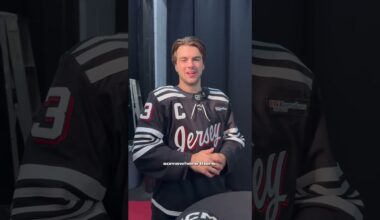 The holiday decorations may be up for a while, but the Jenga pieces? Not so much. #njdevils #NHL