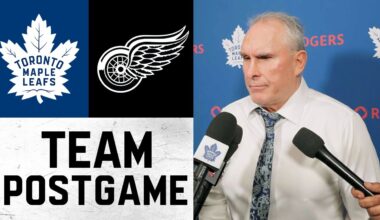 Maple Leafs Full Media Availability | Post Game at Detroit Red Wings | December 28, 2025