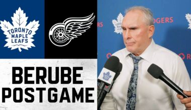 Craig Berube | Post Game at Detroit Red Wings | December 28, 2025