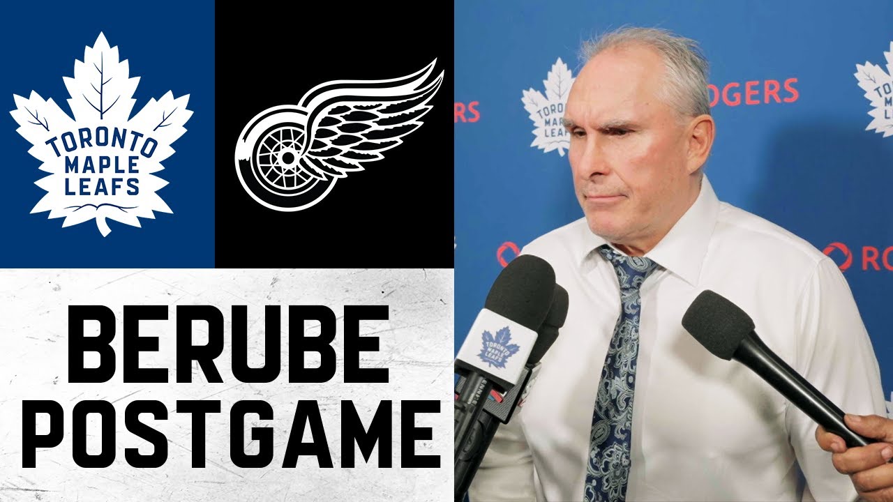 Craig Berube | Post Game at Detroit Red Wings | December 28, 2025