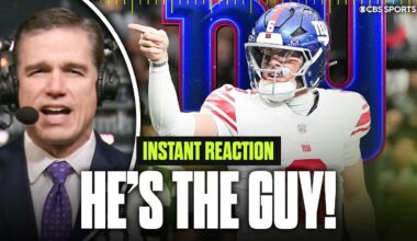 Jaxson Dart's 2 rushing TDs help Giants crush Raiders | Las Vegas boosts chance at top draft pick