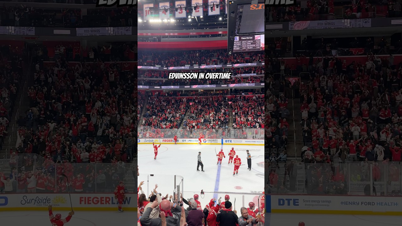 Simon Edvinsson nets OT game-winner vs the Toronto Maple Leafs