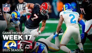 Los Angeles Rams vs Atlanta Falcons Game Highlights | 2025 NFL Season Week 17