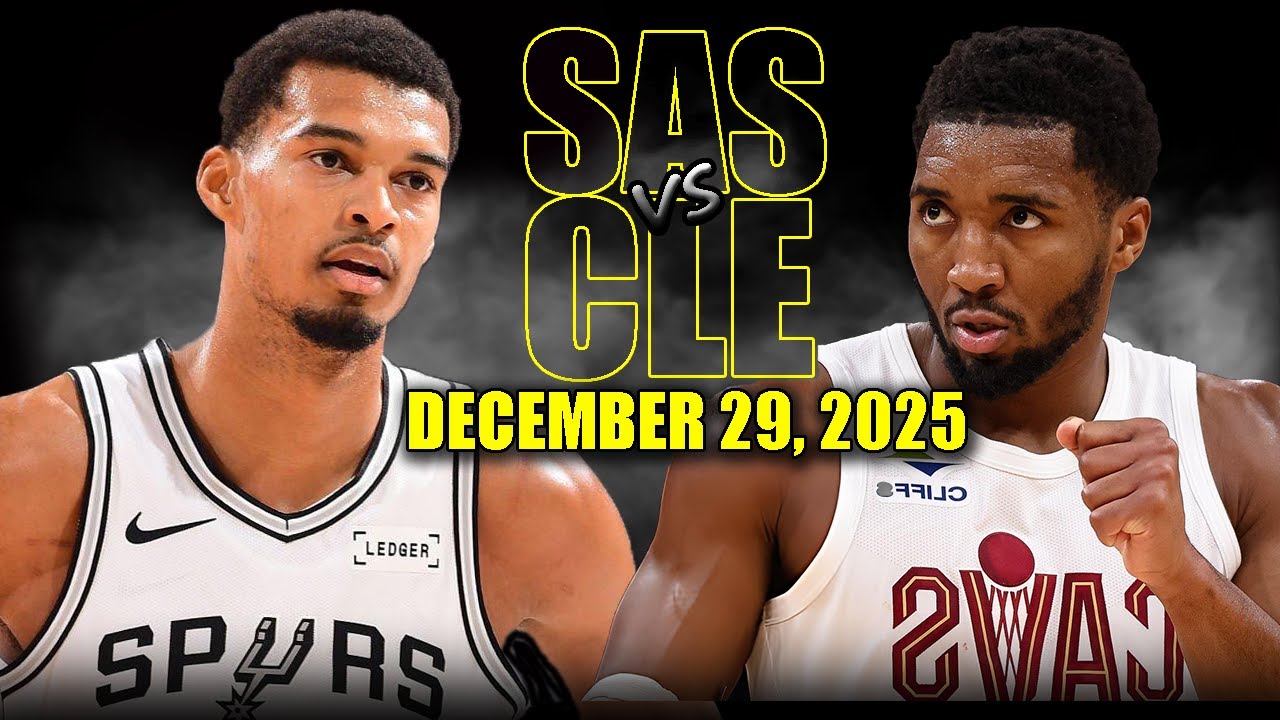 San Antonio Spurs vs Cleveland Cavaliers Full Game Highlights – December 29, 2025 | NBA Season