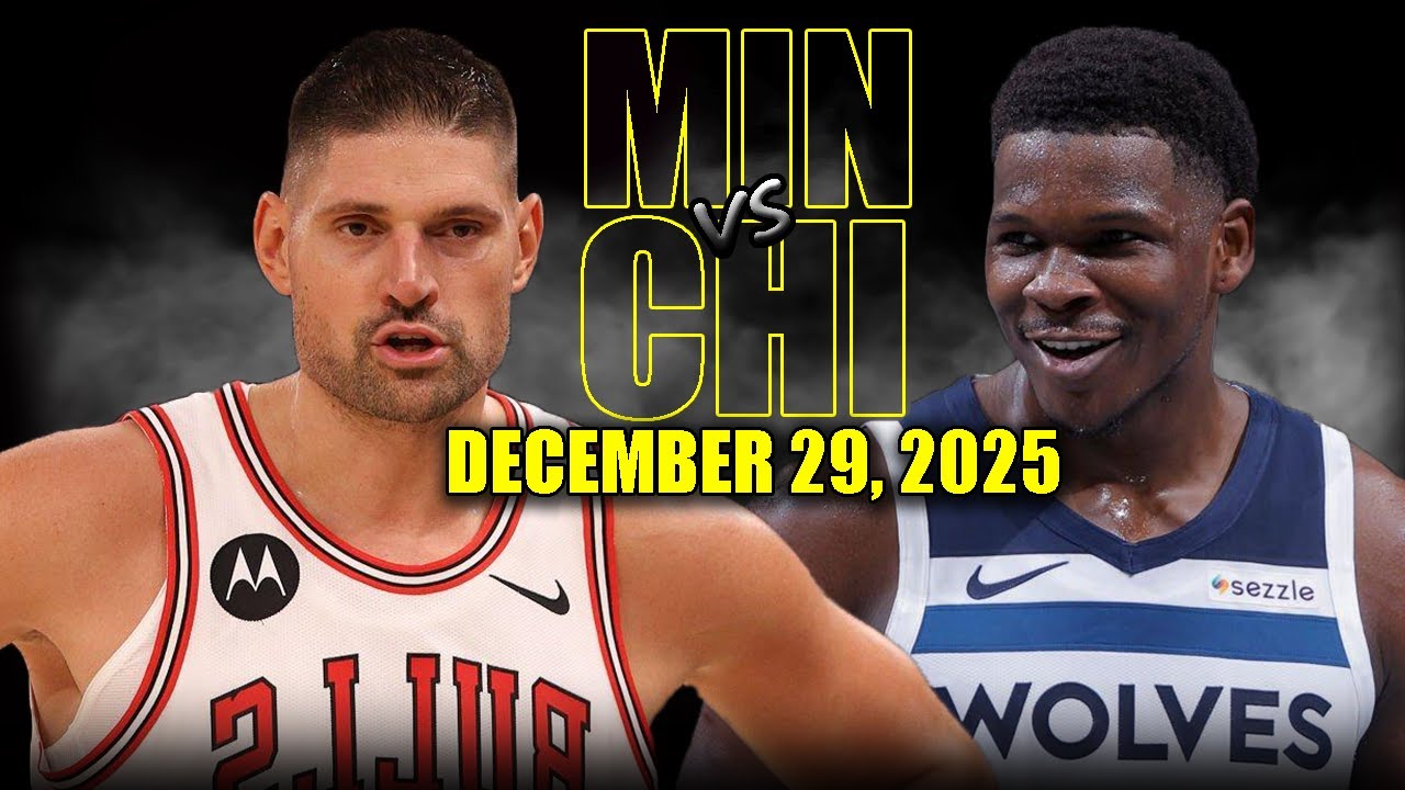 Minnesota Timberwolves vs Chicago Bulls Full Game Highlights – December 29, 2025 | NBA Season