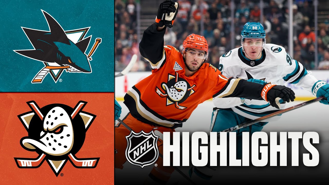Sharks vs. Ducks | NHL Highlights | December 29, 2025