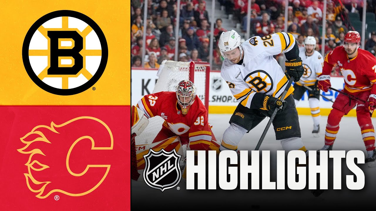 Bruins vs. Flames | NHL Highlights | December 29, 2025