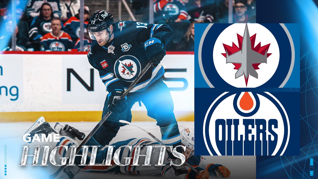 Winnipeg Jets vs. Edmonton Oilers - Game Highlights
