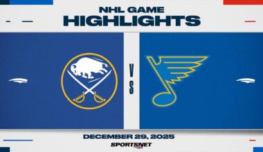 NHL Highlights | Sabres vs. Blues - December 29, 2025