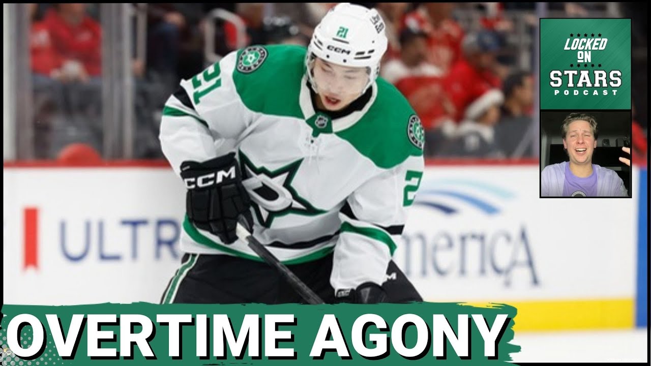 HEARTBREAK: Dallas Stars Win Streak Snapped in Detroit in Overtime 4-3 - Wyatt Johnston POWERS On!