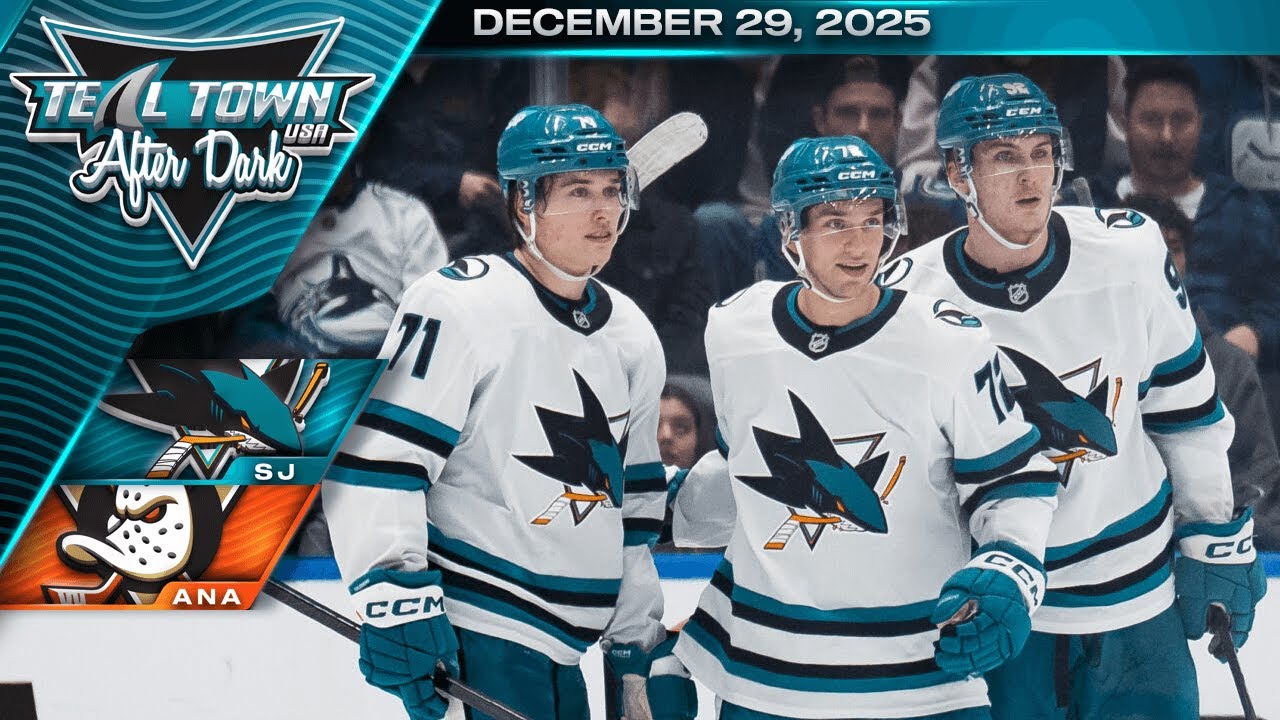 San Jose Sharks @ Anaheim Ducks - 12/29/2025 - Teal Town USA After Dark (Postgame)