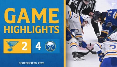 Game Highlights: Sabres 4, Blues 2