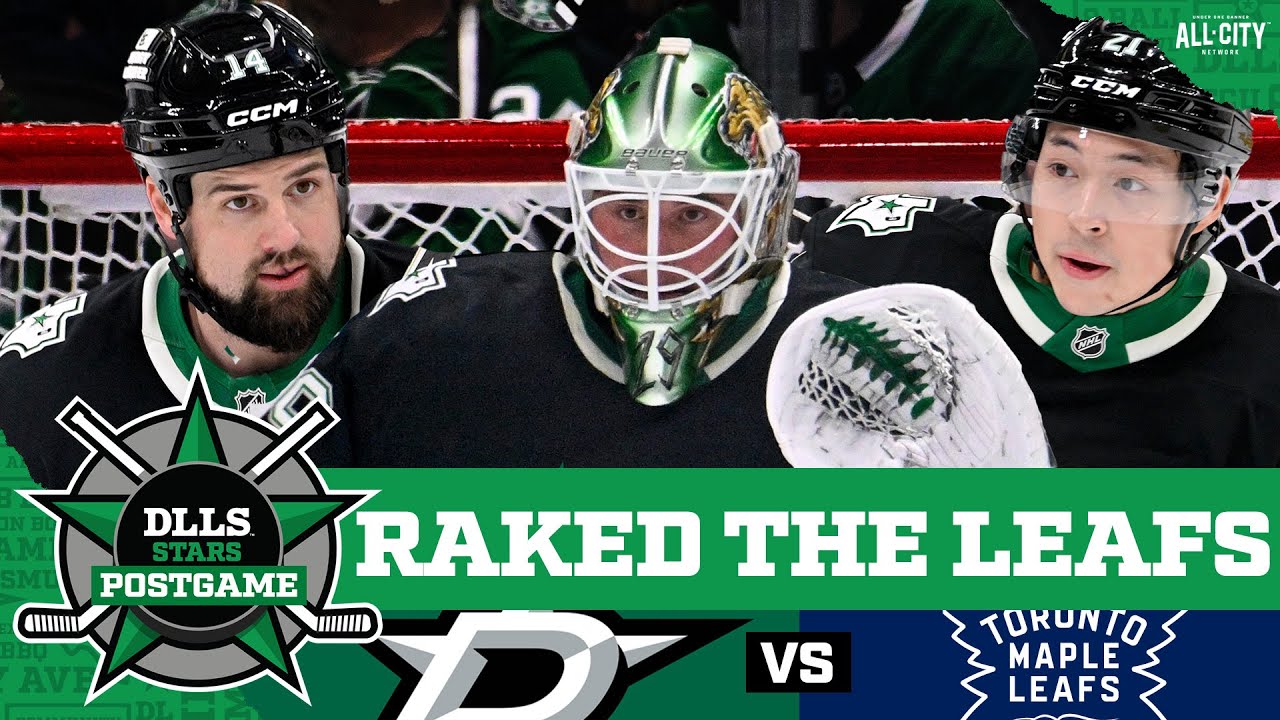 Stars Beat Leafs 5-1, Snapping Long Home Ice Losing Skid Against Toronto | DLLS STARS POSTGAME