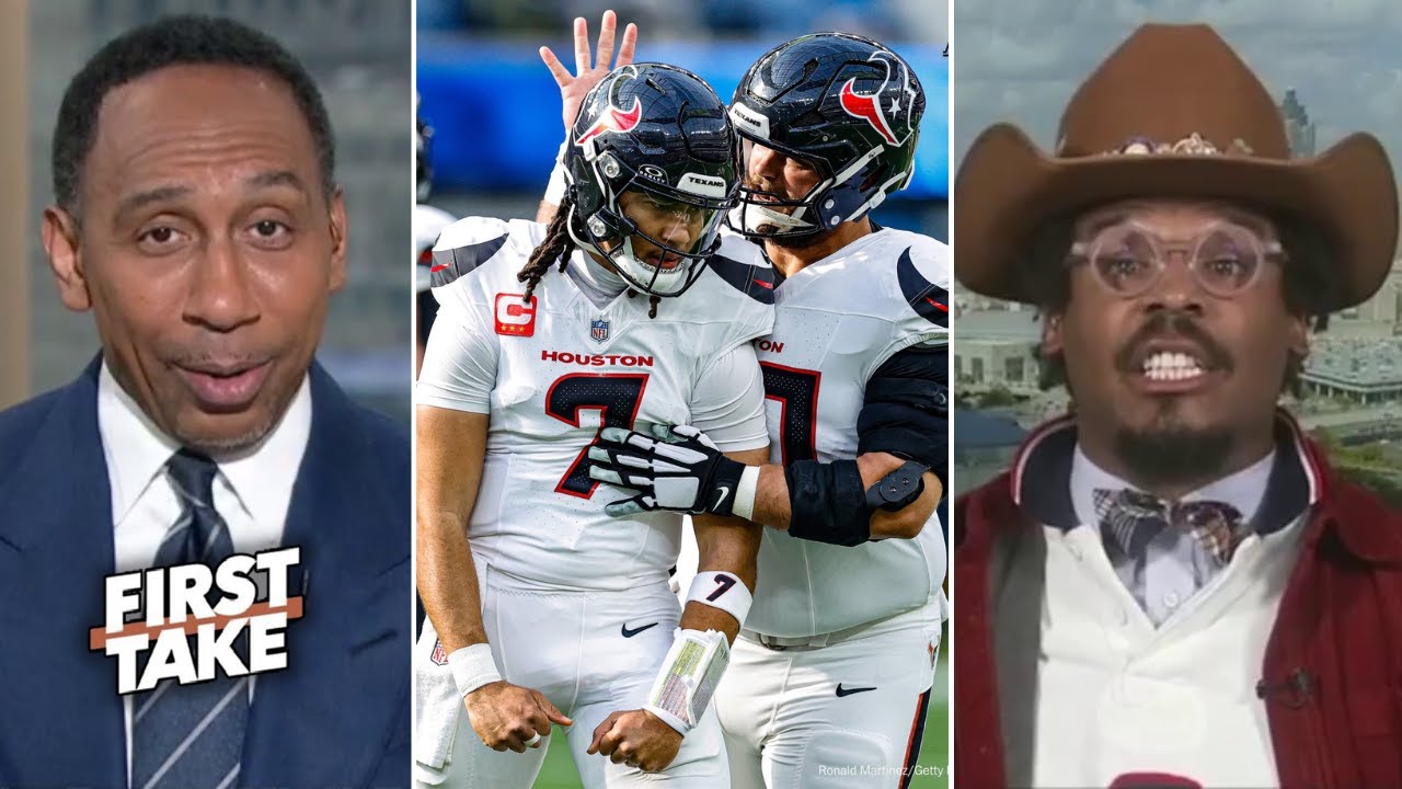 FIRST TAKE | Texans are championship team - Cam tells Stephen A. on CJ Stroud beat Chargers 20-16