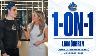Liam Öhgren 1-on-1 | Vancouver Canucks at Seattle Kraken (Dec 29, 2025)