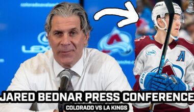 Jared Bednar on MacKinnon's GREATNESS, Blackwood's Potential, Avs 14 Home Win Streak & More