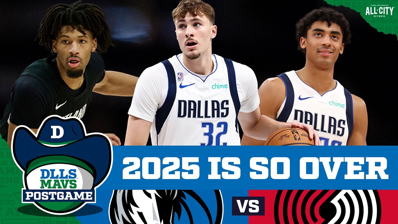 Dallas Mavericks Lose Nail-Biter To Portland Trail Blazers | DLLS MAVS POSTGAME