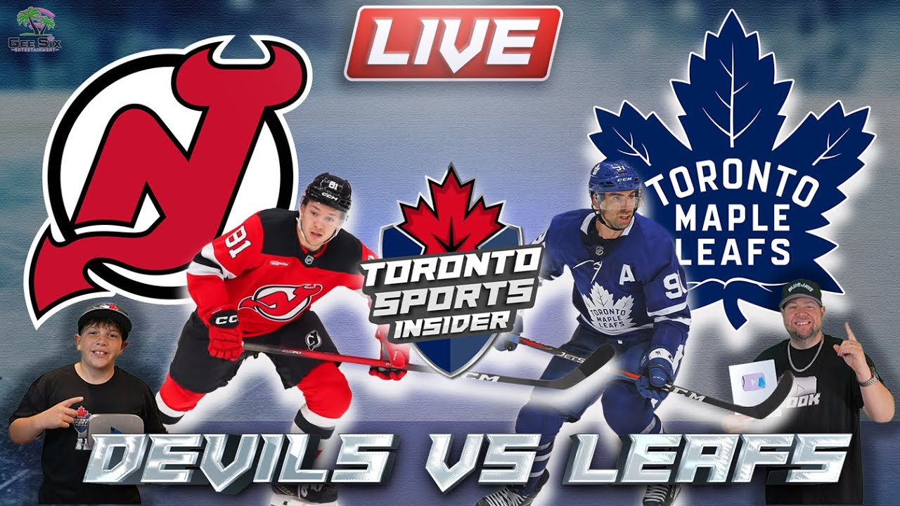 🔴 LIVE New Jersey Devils vs Toronto Maple Leafs | NHL LIVE Stream Reaction & Play By Play
