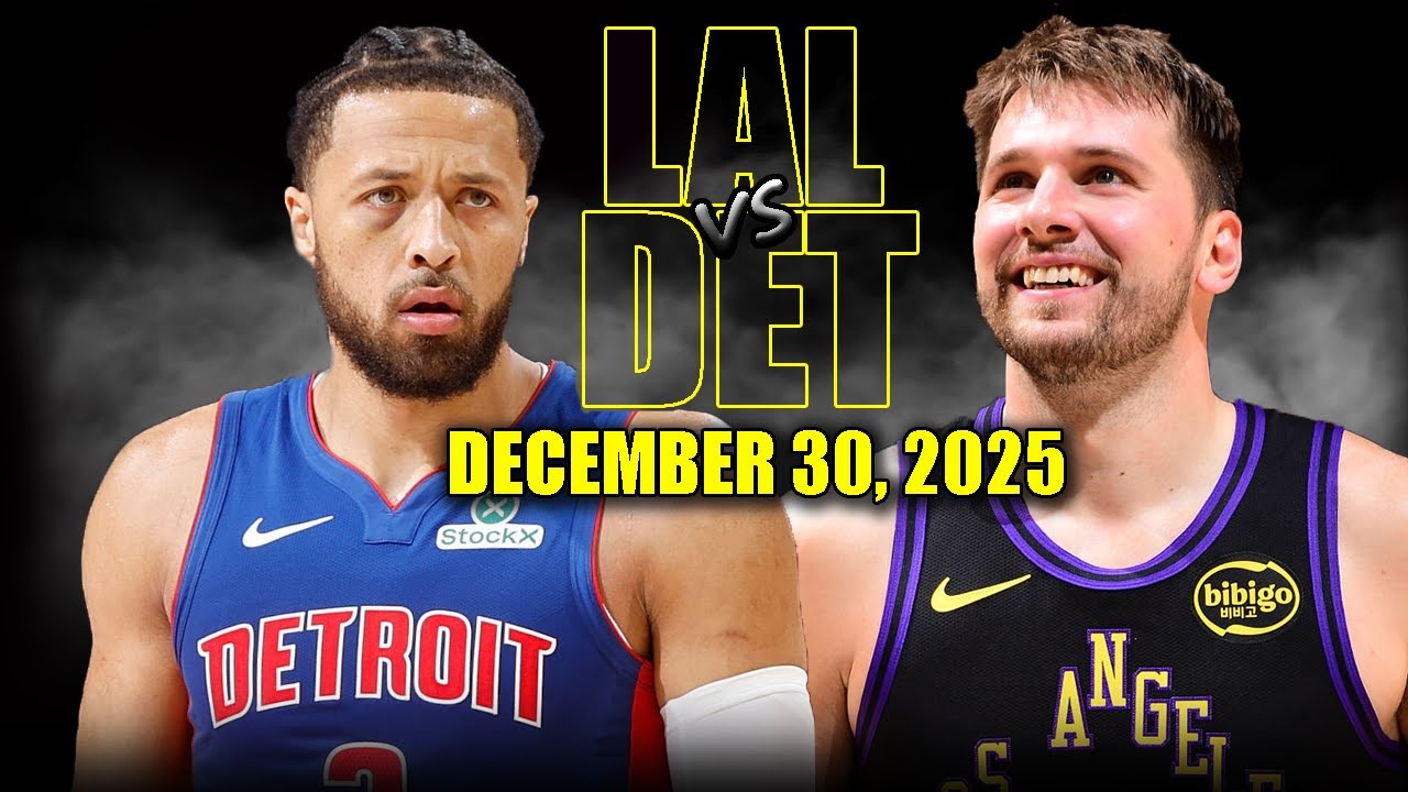 Los Angeles Lakers vs Detroit Pistons Full Game Highlights – December 30, 2025 | NBA Season